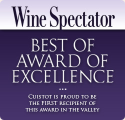 Wine Spectator Best of Award of Excellence 2009
